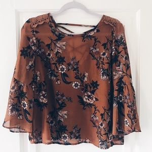 Pretty rustic orange colored shirt!